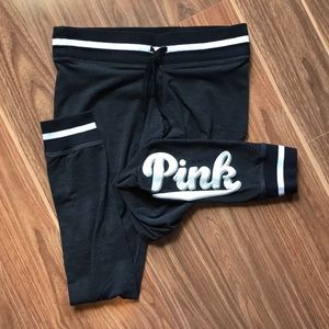 VS PINK dark gray leggings